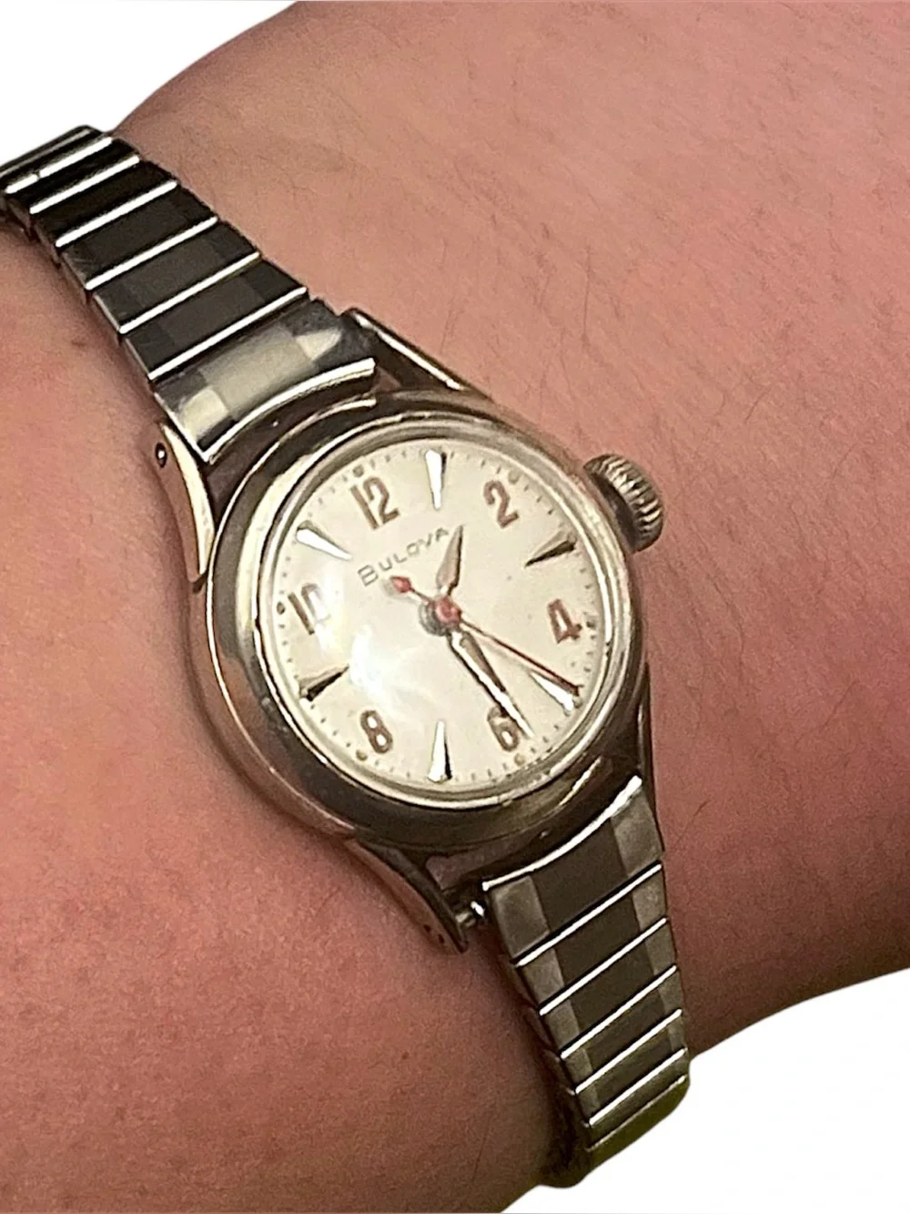 Vintage 1960s Women’s Authentic Bulova Sea King Manual-Wind Model Wristwatch